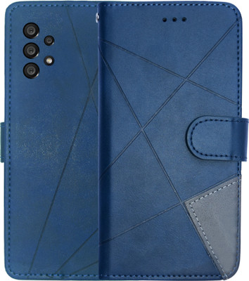 SUPER-ME Flip Cover for SAMSUNG A53 5G(Blue, Dual Protection, Pack of: 1)