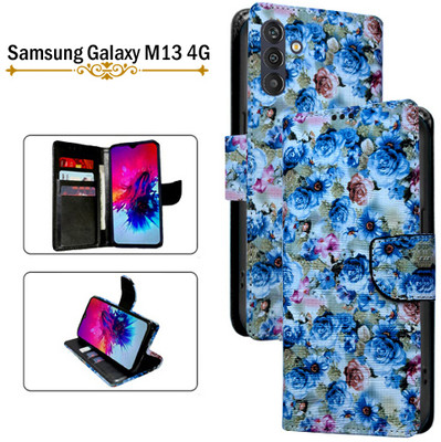 PARGO Flip Cover for Samsung Galaxy M13 4G(Blue, Pack of: 1)