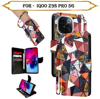 Asmart Flip Cover for iQOO Z9s Pro 5G(Multicolor, Pack of: 1)