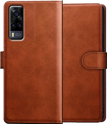 Rofix star Back Cover for VIVO Y31 2020(Brown, Dual Protection, Pack of: 1)