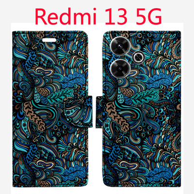 Toklot Flip Cover for Redmi 13 5G(Blue, Pack of: 1)