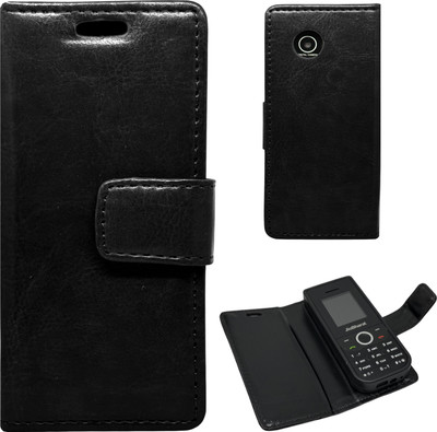 Gizmofreaks Flip Cover for Jio Bharat V4 4G Model No.: JBV191M2 Keypad Mobile Feature Phone(Black, Pack of: 1)