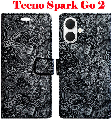 Mxkart Flip Cover for Tecno Spark Go 2(Multicolor, Pack of: 1)