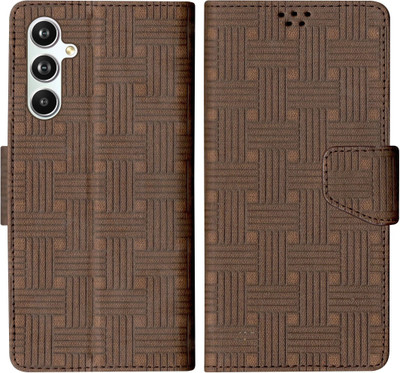 SBMS Flip Cover for Samsung Galaxy M34 5G / Samsung F34 5G(Brown, Shock Proof, Pack of: 1)