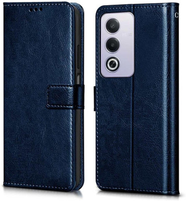Aarov Flip Cover for Oppo K13X 5G(Blue, Dual Protection, Pack of: 1)