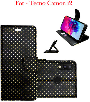 Toklot Flip Cover for Tecno Camon i2(Black, Pack of: 1)