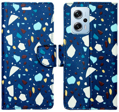 Realgo Flip Cover for Redmi K50i 5G(Blue, Pack of: 1)