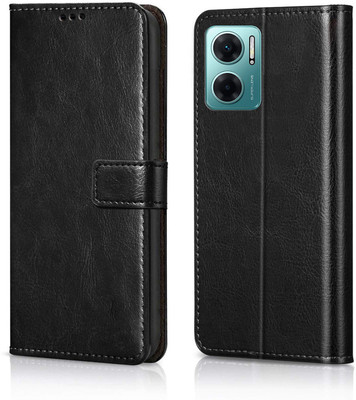 Cockcrow Flip Cover for Redmi 11 Prime 5G(Black, Shock Proof, Pack of: 1)