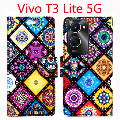 Toklot Flip Cover for Vivo T3 Lite 5G(Purple, Pack of: 1)
