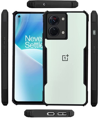 CELLCAMPUS Flip Cover for OnePlus Nord 2T 5G(Black, Transparent, Grip Case, Pack of: 1)