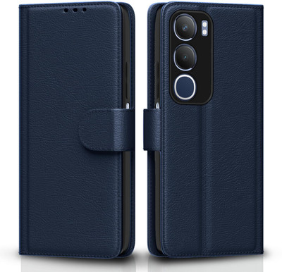 Juberous Flip Cover for Vivo Y29 5G(Blue, Cases with Holder, Pack of: 1)