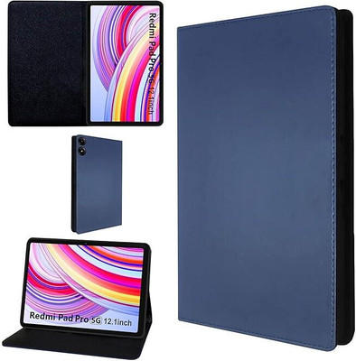 Cutesy Flip Cover for Redmi Pad Pro 5G 12.1 inch Tablet(Blue, Dual Protection, Pack of: 1)