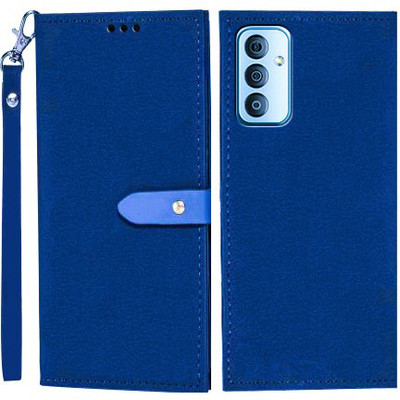 Wynhard Flip Cover for Samsung Galaxy F23 5G(Blue, Grip Case, Pack of: 1)