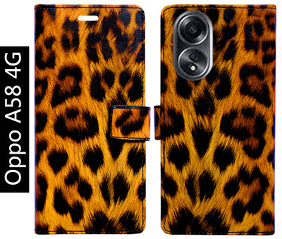 Toklot Flip Cover for Oppo A58 4G(Multicolor, Pack of: 1)