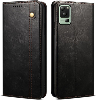 GoPerfect Flip Cover for Lava Blaze 5G |No.1 Top Trending Business Series | Wallet Back Cover(Black, Magnetic Case, Pack of: 1)