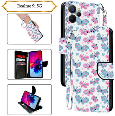 PARGO Flip Cover for Realme 9i 5G(White, Pack of: 1)