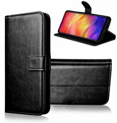MobileMantra Flip Cover for Lenovo K3 Note, Lenovo A7000 |Vintage Series Leather Finish Back Cover|(Black, Dual Protection, Pack of: 1)