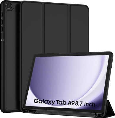 TGK Flip Cover for Samsung Galaxy Tab A9 8.7 inch(Black, Dual Protection, Pack of: 1) deal from flipkart