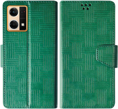 SBMS Flip Cover for Oppo F21 Pro 4G / Oppo F21s Pro 4G(Green, Shock Proof, Pack of: 1)