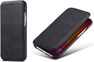 WHITBULL Flip Cover for Oppo A74 5G / Oppo A54 5G / Oppo A93 5G / Oppo A93s 5G(Black, Grip Case, Pack of: 1)