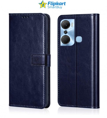 Flipkart SmartBuy Flip Cover for Infinix Hot 12 Pro(Blue, Grip Case, Pack of: 1)