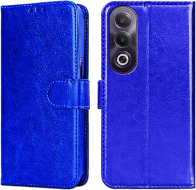 Unirock Flip Cover for OPPO K12x 5G(Blue, Dual Protection, Pack of: 1)