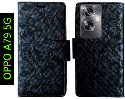 Toklot Flip Cover for OPPO A79 5G(Black, Pack of: 1)