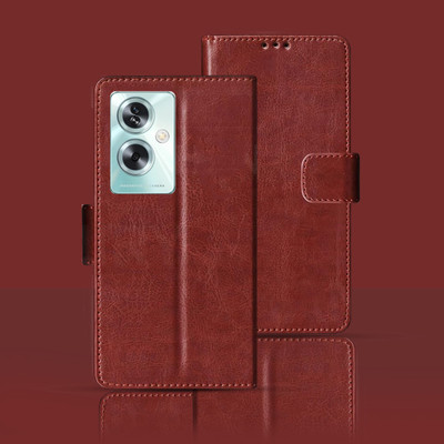 Kalua Mall Flip Cover for Oppo A79 5G(Maroon, Pack of: 1)