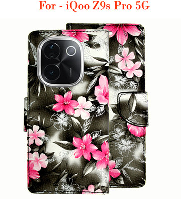 Toklot Flip Cover for iQoo Z9s Pro 5G(Black)
