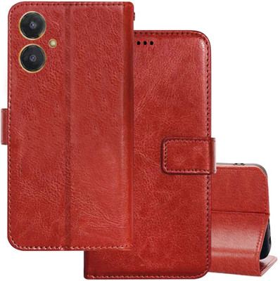 TIKTIK Flip Cover for LAVA BLAZE 2 flip cover | BLAZE 2 flip cover | Pockets | Wallet | Magnet | Brown(Brown, Magnetic Case, Pack of: 1)