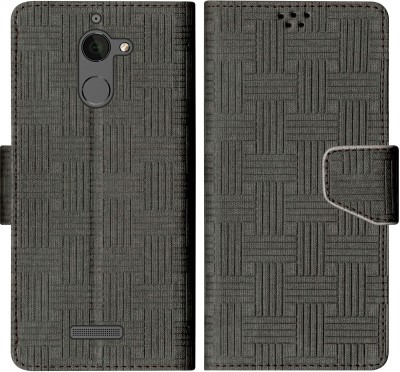 Telecase Flip Cover for Coolpad Note 5 Lite(Black, Shock Proof, Pack of: 1)