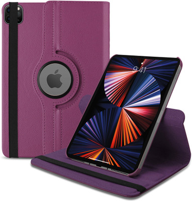 TGK Flip Cover for Apple iPad Pro 5 Gen 12.9 inch(Purple, Dual Protection, Pack of: 1)