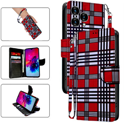 Cutemart Flip Cover for Lava Blaze Curve 5G(Red, Pack of: 1)