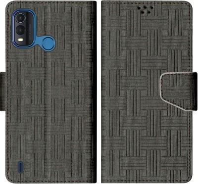 Telecase Flip Cover for Nokia G11 Plus(Black, Shock Proof, Pack of: 1)