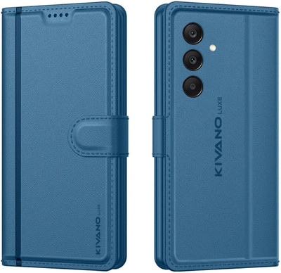 KIVANO LUXE Flip Cover for Samsung F36 5G / Samsung M36 5G(Blue, Magnetic Case, Pack of: 1)