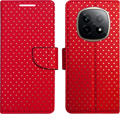 AD Enterprises Flip Cover for Realme P2 Pro 5G(Red, Magnetic Case, Pack of: 1)