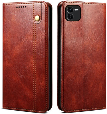 ClickAway Flip Cover for iQOO Z9x 5G , Premium Segment Top Trending Wallet Back Cover(Red, Magnetic Case, Pack of: 1)