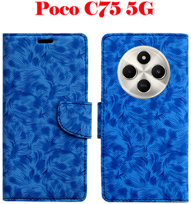 Shanno Enterprises Flip Cover for realme C75 5G(Blue, Pack of: 1)