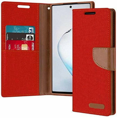 TELETEL Flip Cover for Samsung Galaxy S23 Fe(Red, Card Holder, Pack of: 1)