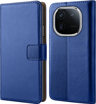PikTrue Flip Cover for iQOO 12 5G(Blue, Dual Protection, Pack of: 1)