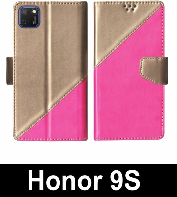 SScase Flip Cover for Honor 9S Multicolor(Pink, Shock Proof, Pack of: 1)