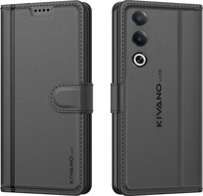 KIVANO LUXE Flip Cover for Oppo K12x 5G / Oppo A3 Pro 5G(Black, Magnetic Case, Pack of: 1)