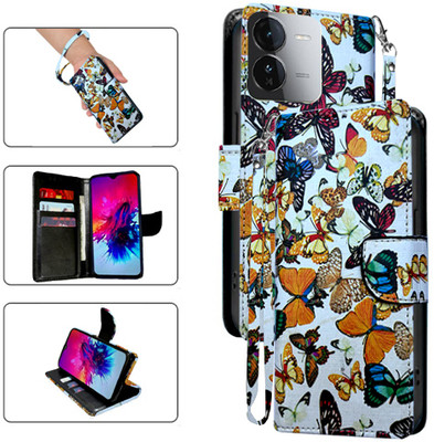 Cutemart Flip Cover for iQOO Z9X 5G(White, Pack of: 1)