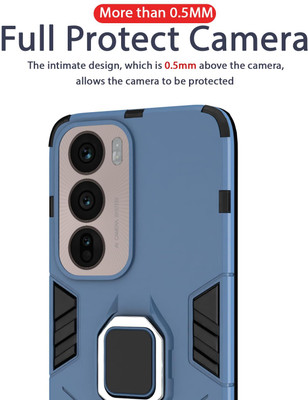 SUCH Flip Cover for Back Cover for Oppo Reno 12 5G_ (Blue, Pack of: 1)(Blue, Camera Bump Protector, Pack of: 1)