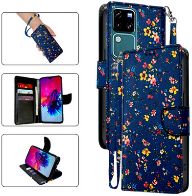 PARGO Flip Cover for Vivo V30 Pro 5G(Blue, Pack of: 1)