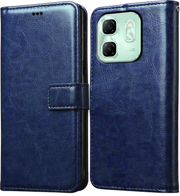 Casotec Flip Cover for Infinix Hot 50i 4G(Blue, Pack of: 1)