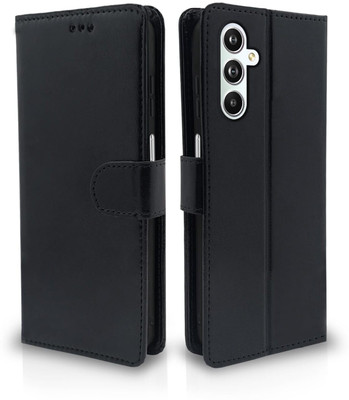 TINGTONG Flip Cover for Samsung Galaxy F54 5G, Samsung F54 5G(Black, Cases with Holder, Pack of: 1)