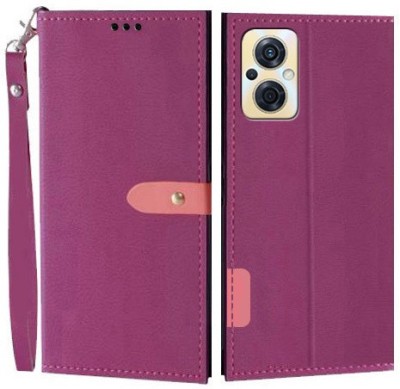 Turncoat Flip Cover for OPPO F21s Pro 5G(Pink, Grip Case, Pack of: 1)