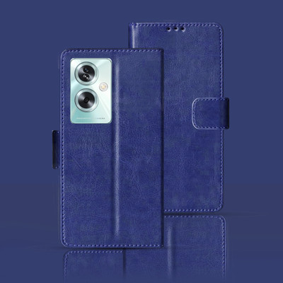 Kalua Mall Flip Cover for Oppo A79 5G(Blue, Magnetic Case, Pack of: 1)
