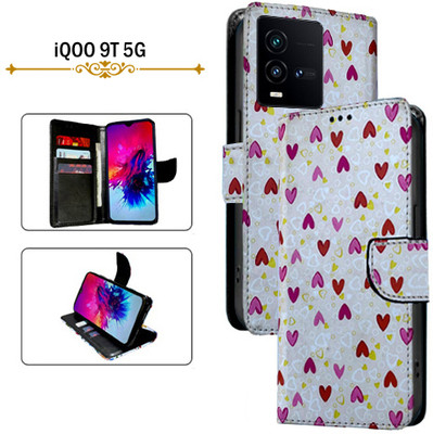 Hpa Flip Cover for iQOO 9T 5G(White, Pack of: 1)